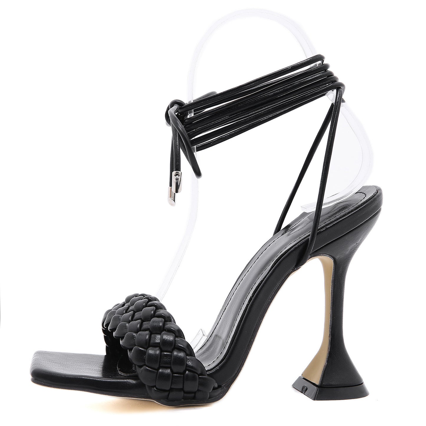 Brandy | Woven Strappy Heel Sandals